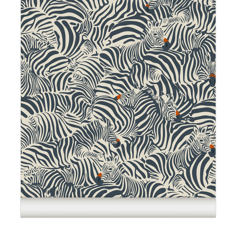 papier peint zèbre 