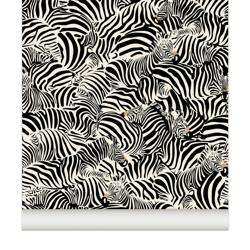 papier peint zebre 