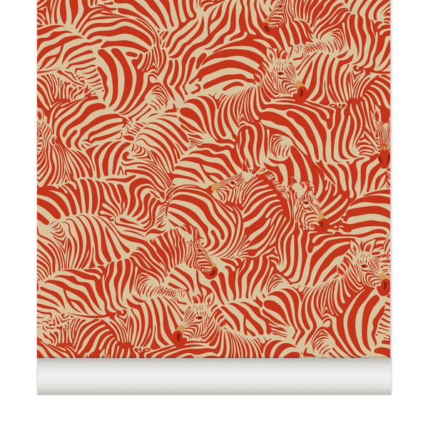 papier peint zèbre 