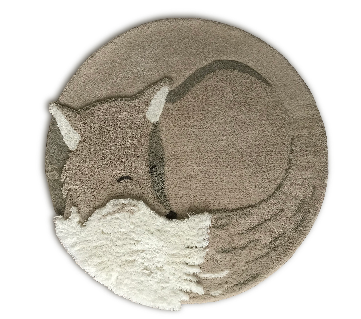 Tapis renard greige