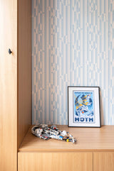 little cabari papier peint trait animal couleur bleu