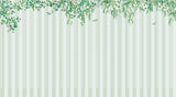 papier-peint primavera Little Cabari rayures blanc