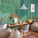 Little Cabari decor mural panoramique rambouillet vert