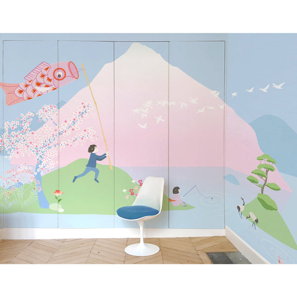 décor mural sakura