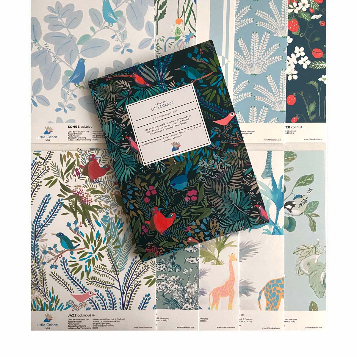 book échantillons papier-peint Little Cabari
