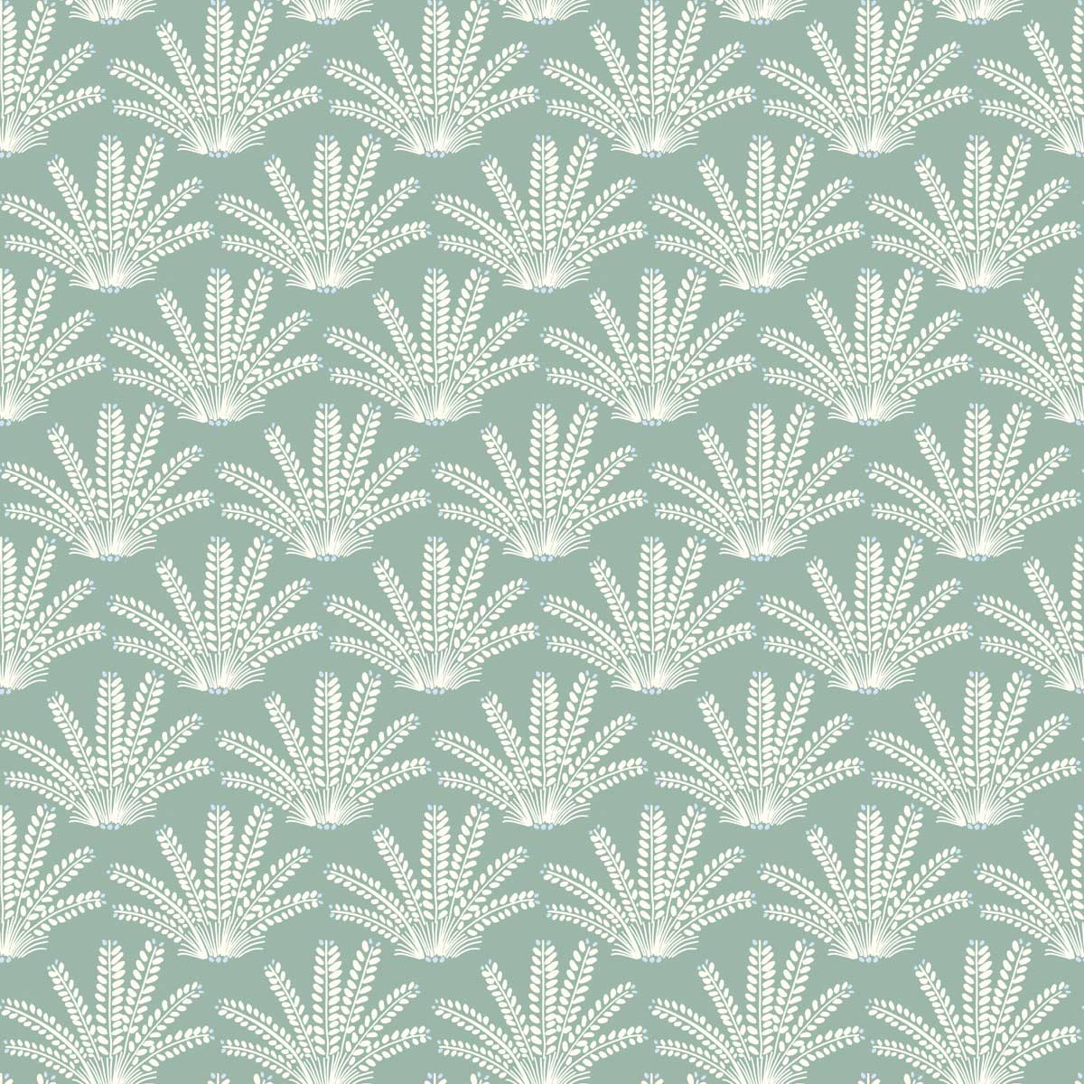little cabari coupon de tissu plante couleur vert